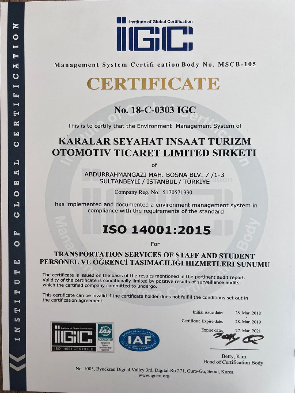 Iso 14001:2015