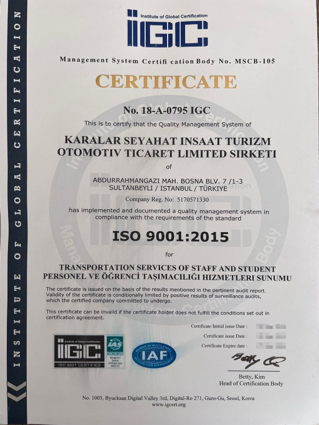 Iso 9001:2015